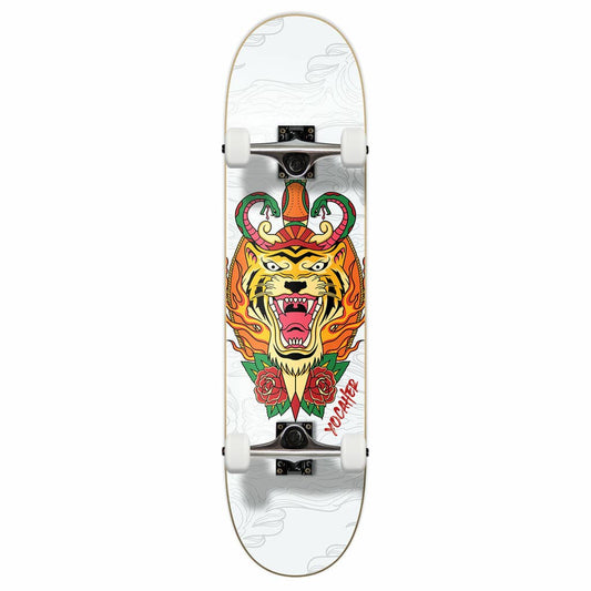 Graphic Complete Skateboard 7.75" - Flaming Tiger