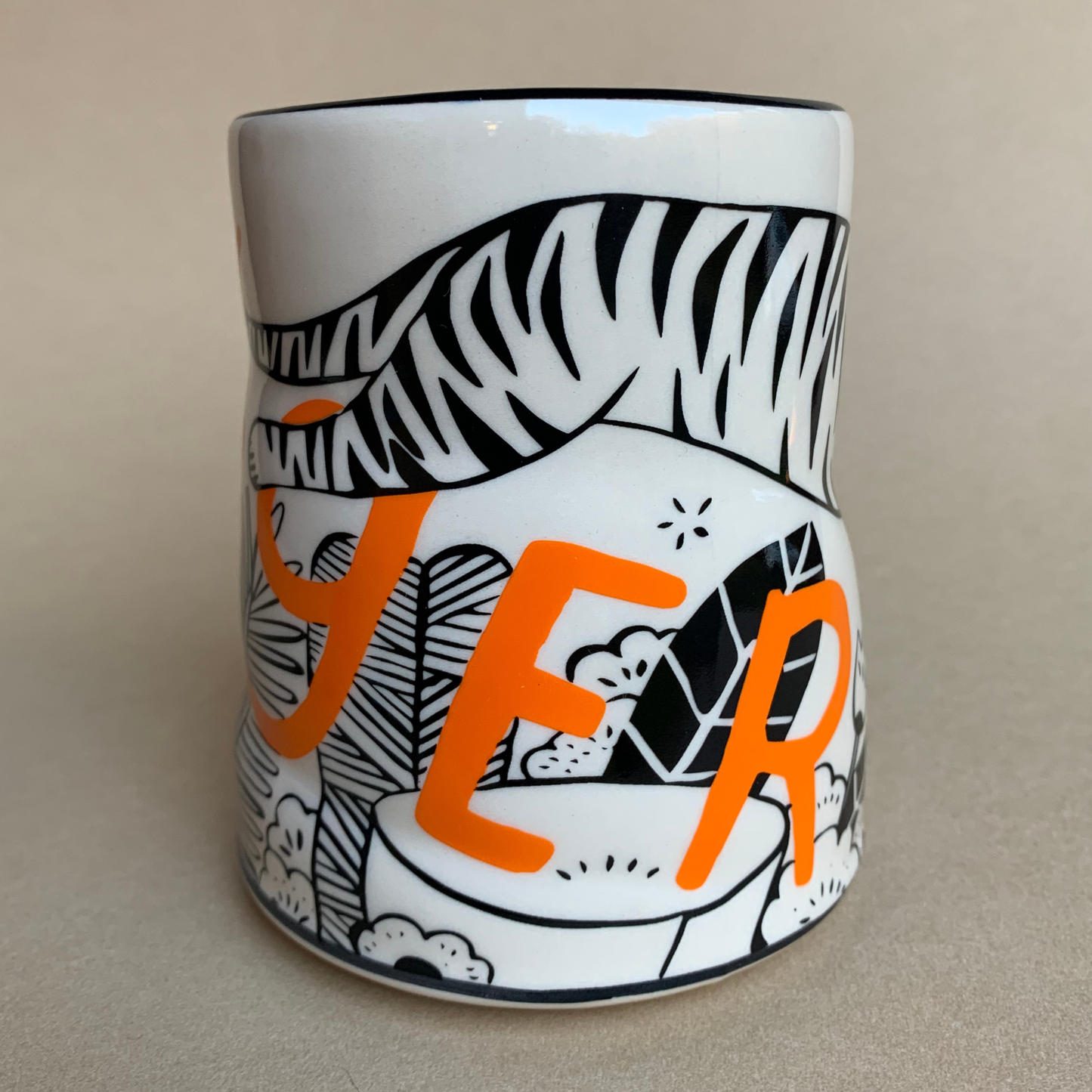Lucky Tiger Cup - XLarge Ceramic Mug - Father's Day