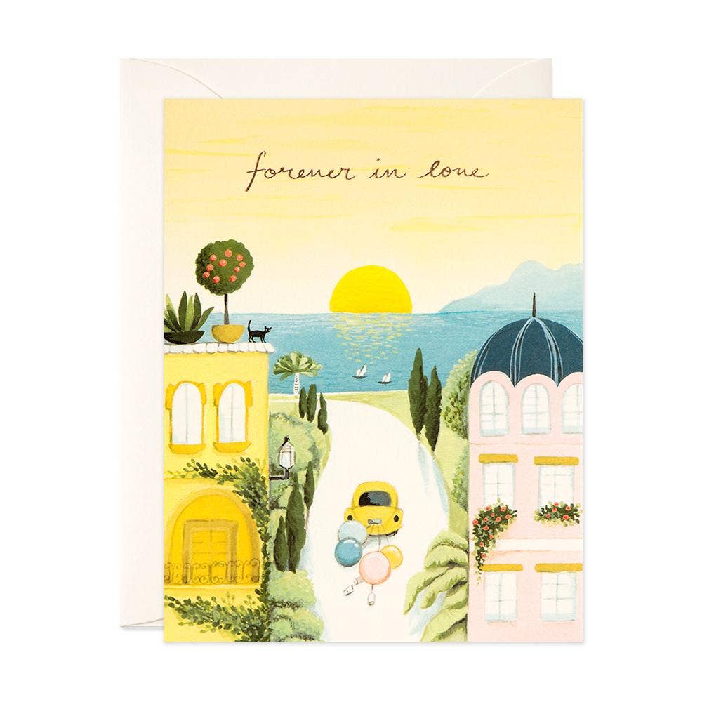 Forever in Love Wedding Greeting Card
