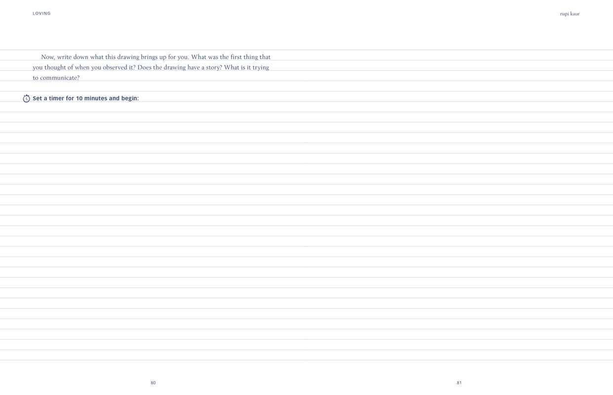 Healing Through Words by Rupi  Kaur