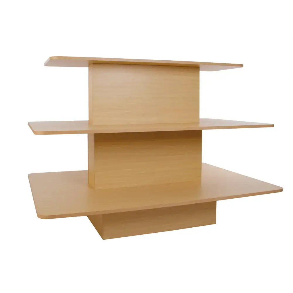 Retail Display Three-Tier Rectangular Table