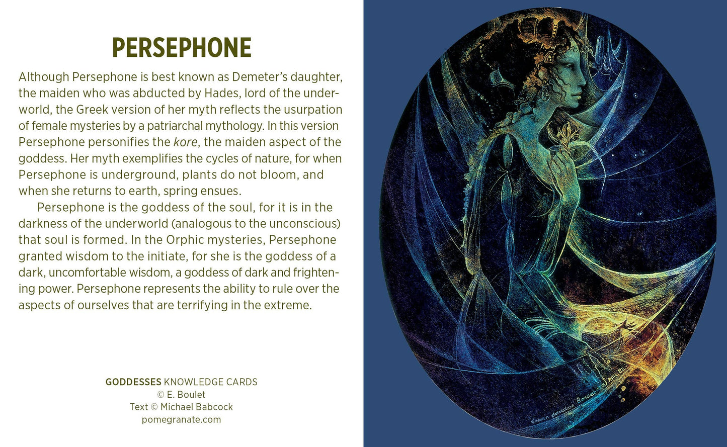 Goddesses Knowledge Cards