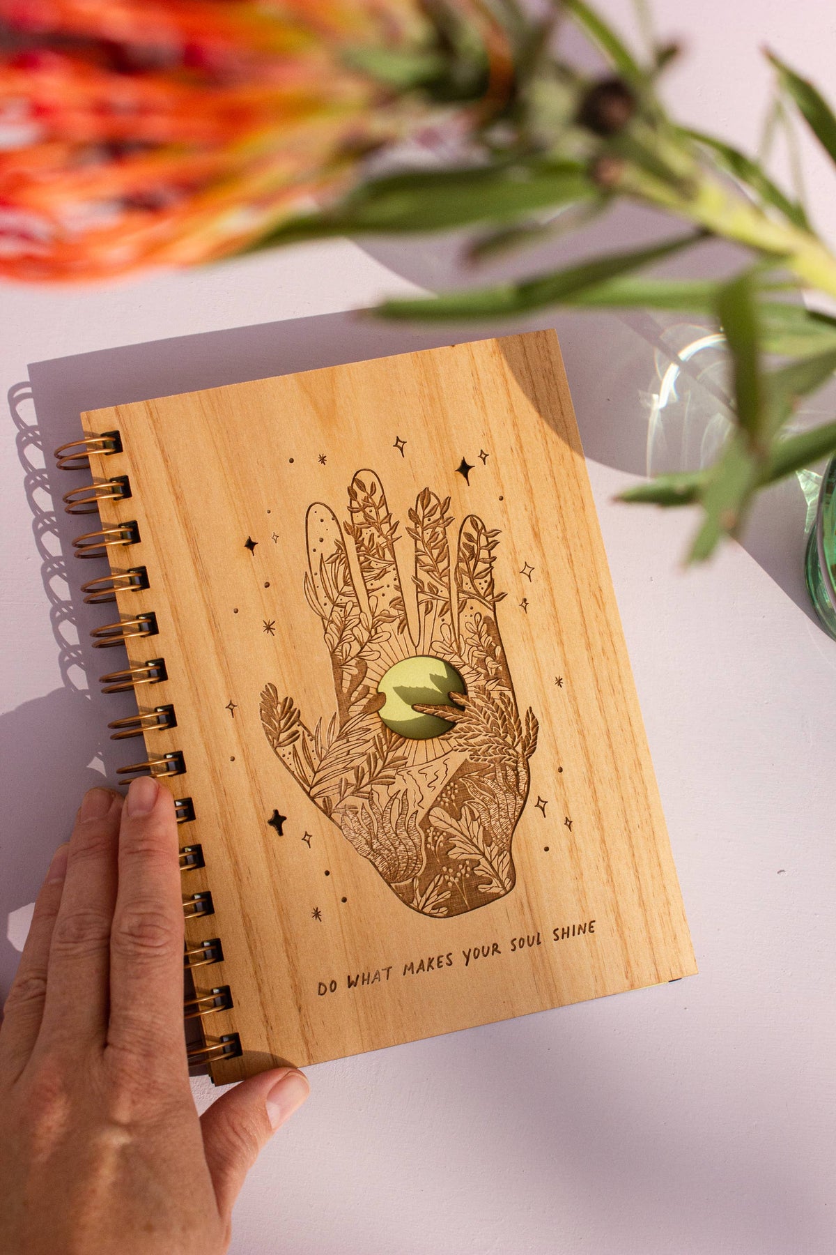 Soul Shine Wood Journal