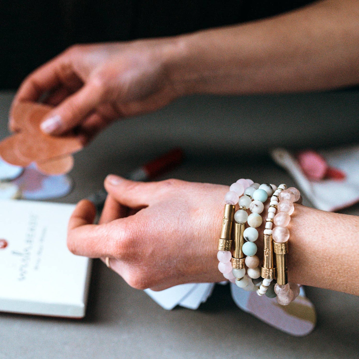 Matte Amazonite Intention Bracelet