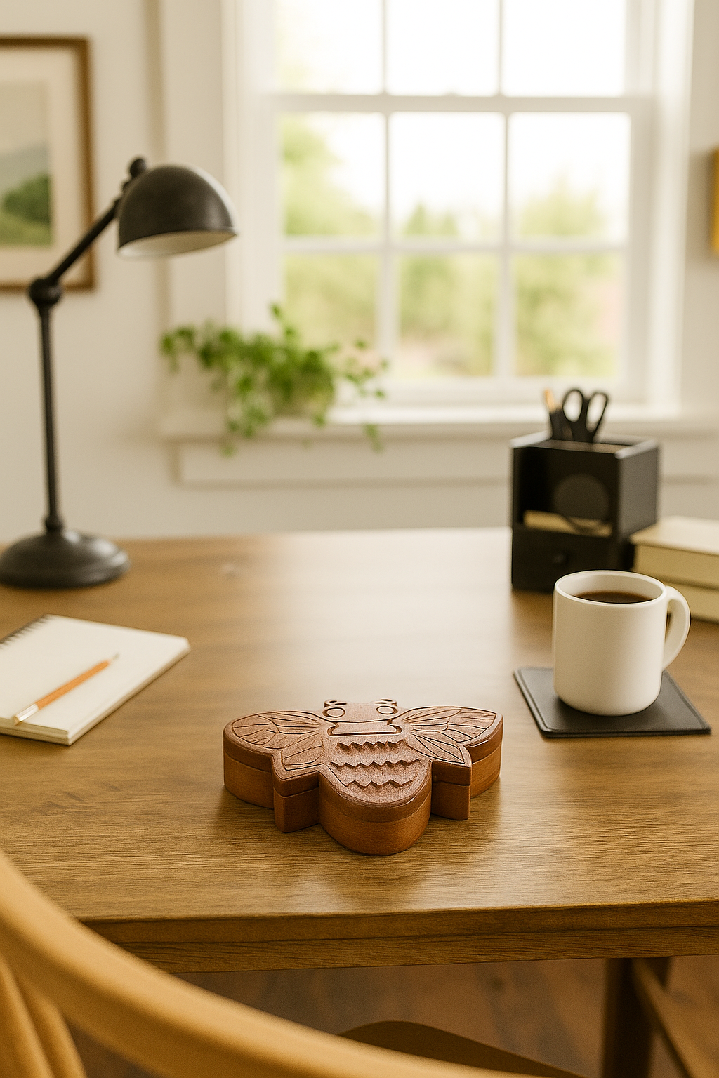 Bee Puzzle Box - Handcrafted Sheesham Wood