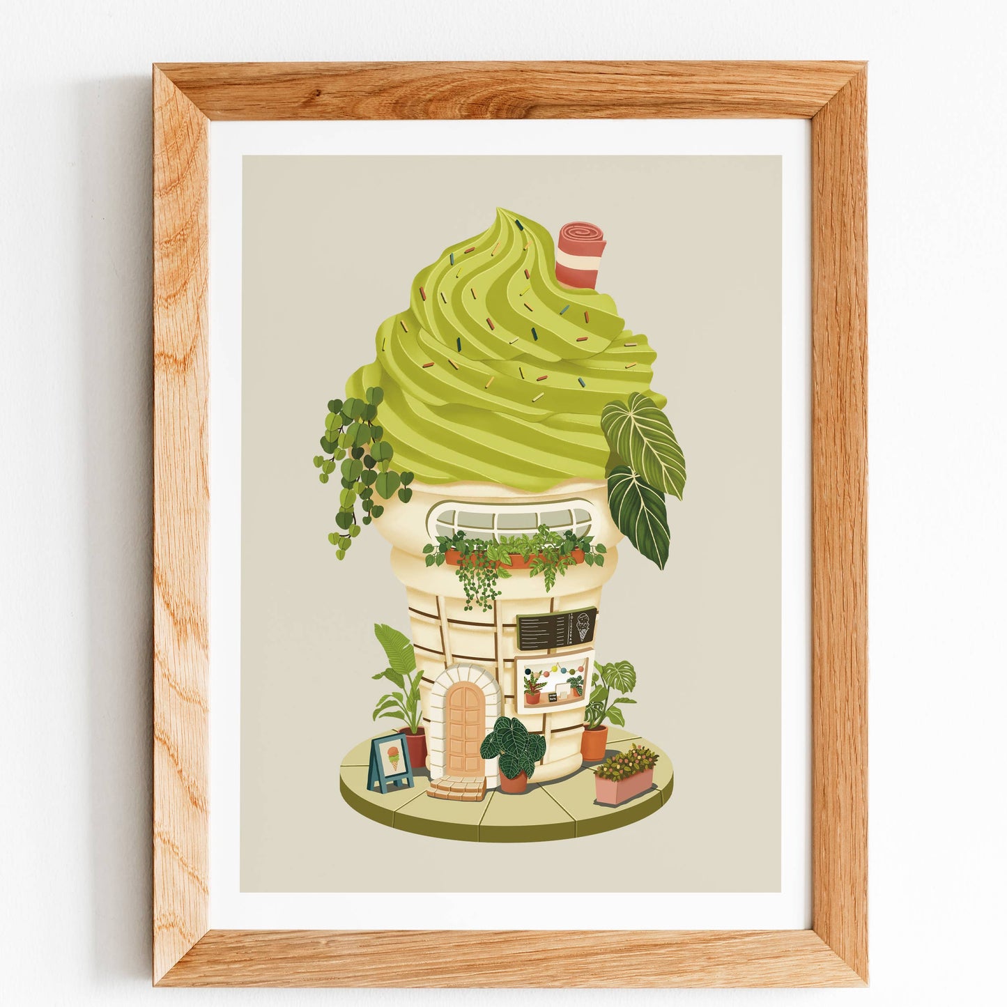 Ice Cream Shop Art Print