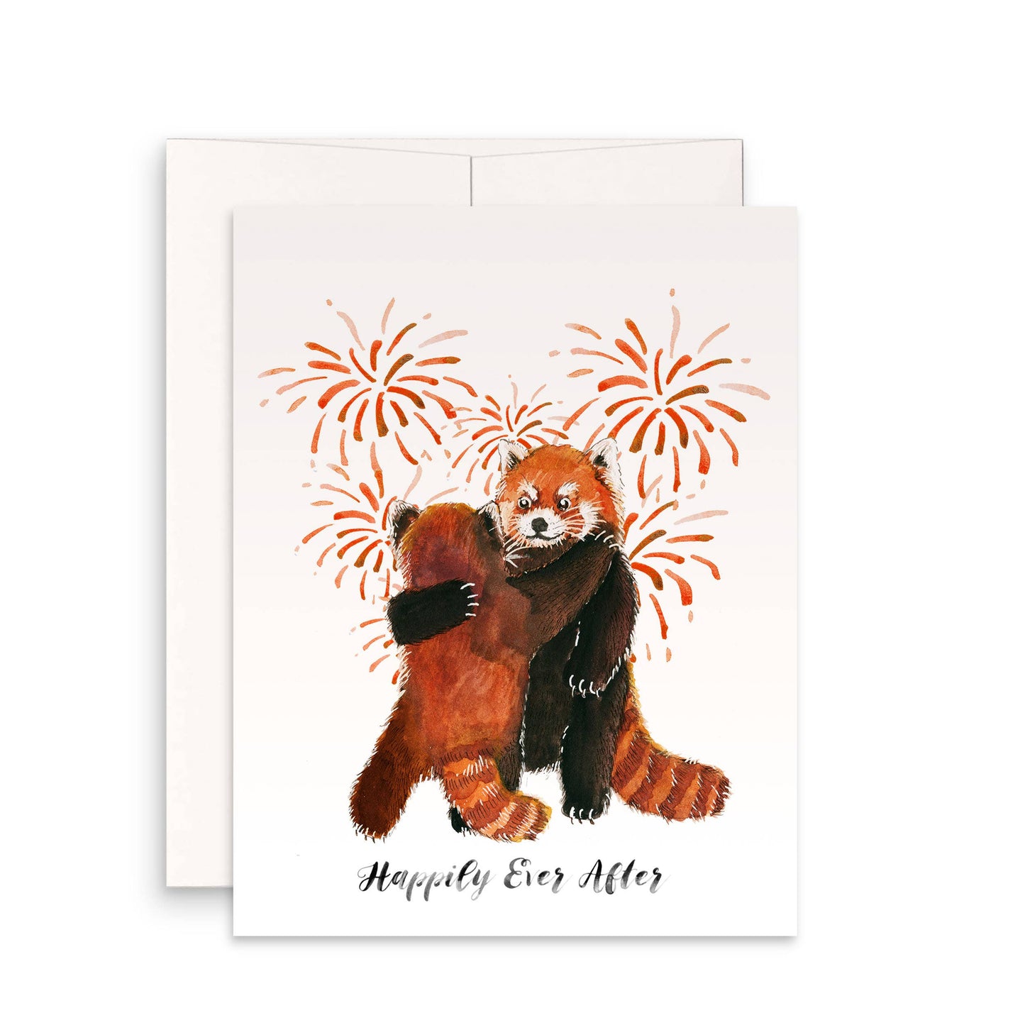 Red Panda Wedding - Funny Wedding Card
