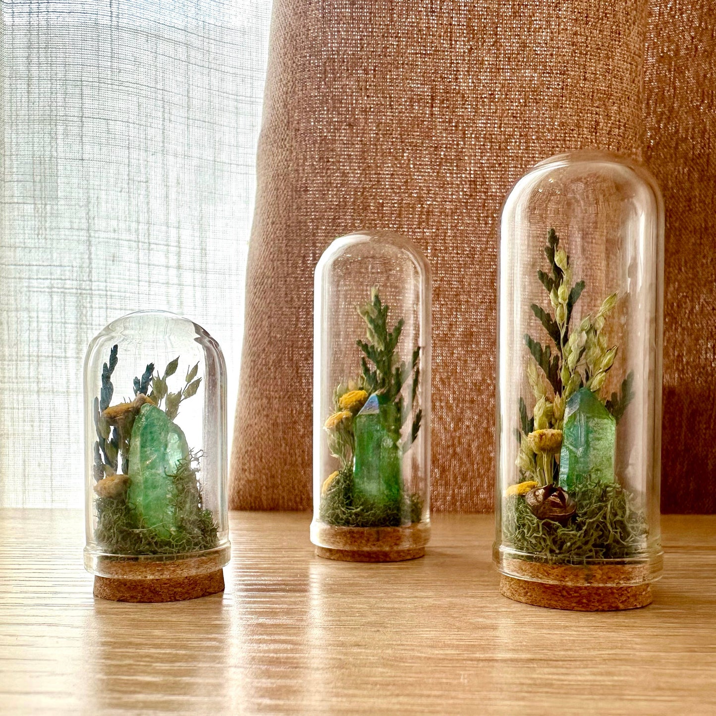 Sunlight Crystal Fair Terrarium Mini Floral Glass Cloche
