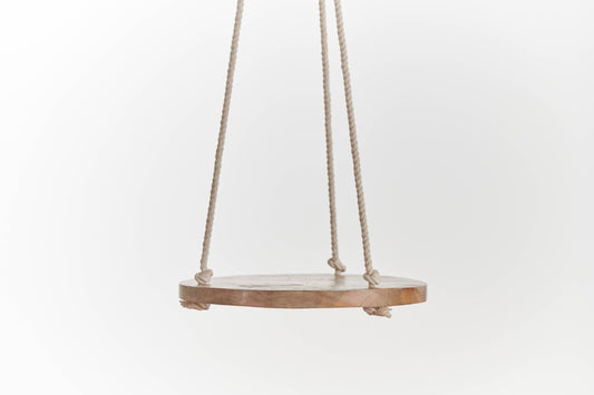 10" Wooden Round - Cotton