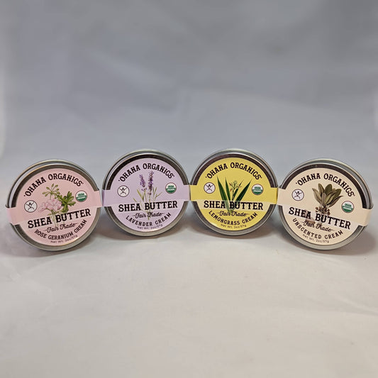 Organic Shea Butter- 4 scents (Case of 6)