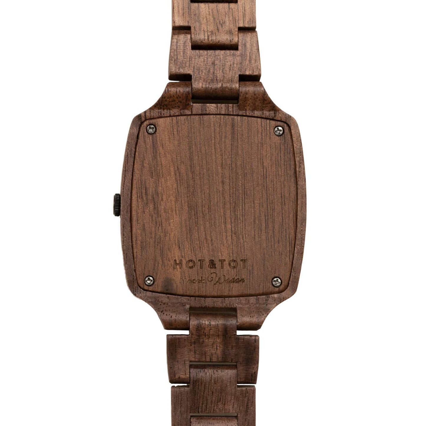 WODAN | Wood watch for men | Sustainable | Square | Silver