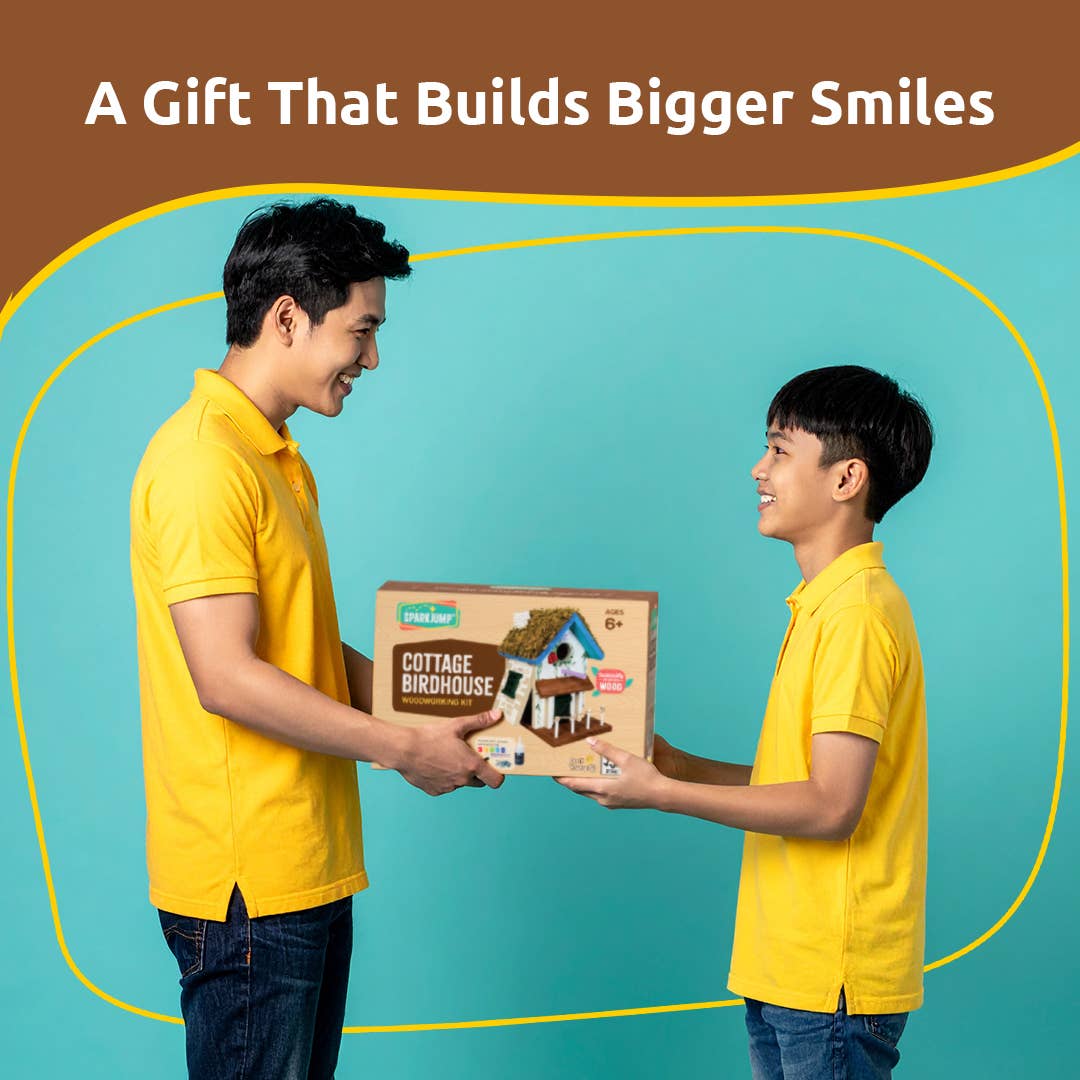 Cottage Birdhouse Woodworking Kit