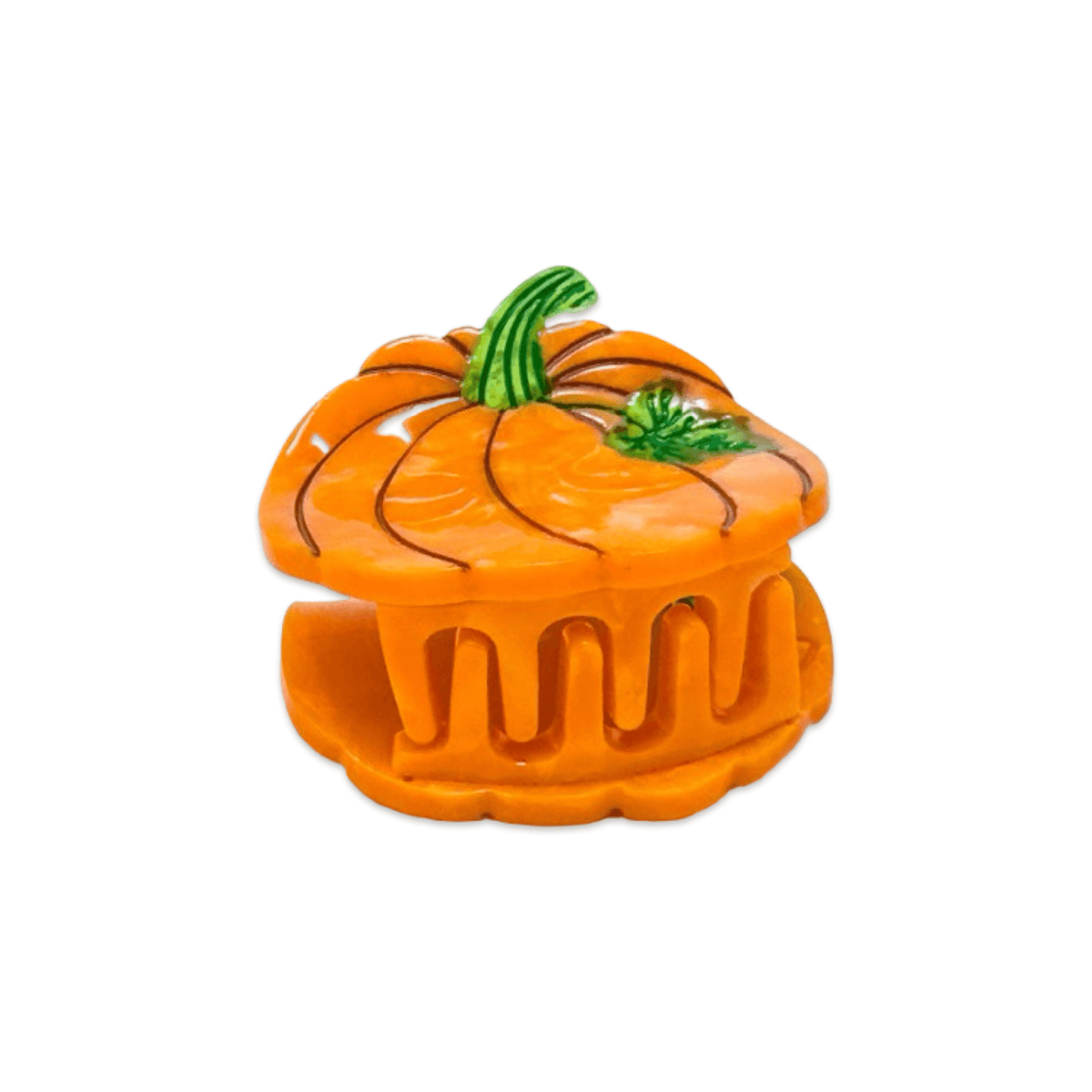 Mini Pumpkin Hair Claw Clip
