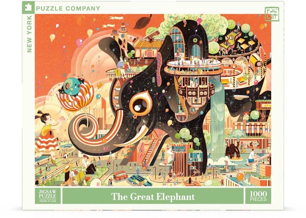 The Great Elephant - 1000 Piece Jigsaw Puzzle