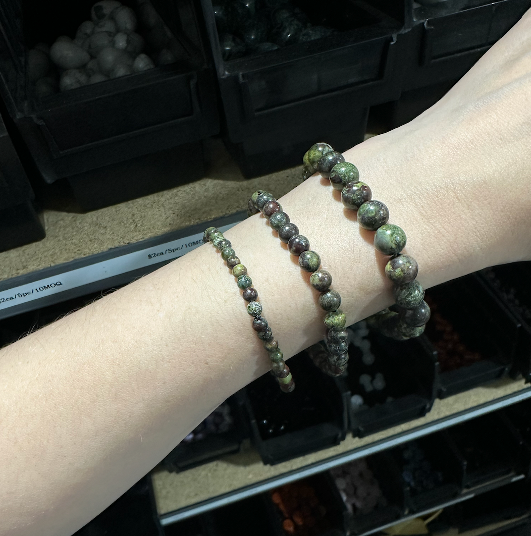 Dragon's Blood Jasper Bracelet 4mm/6mm/8mm-Crystals & Stones