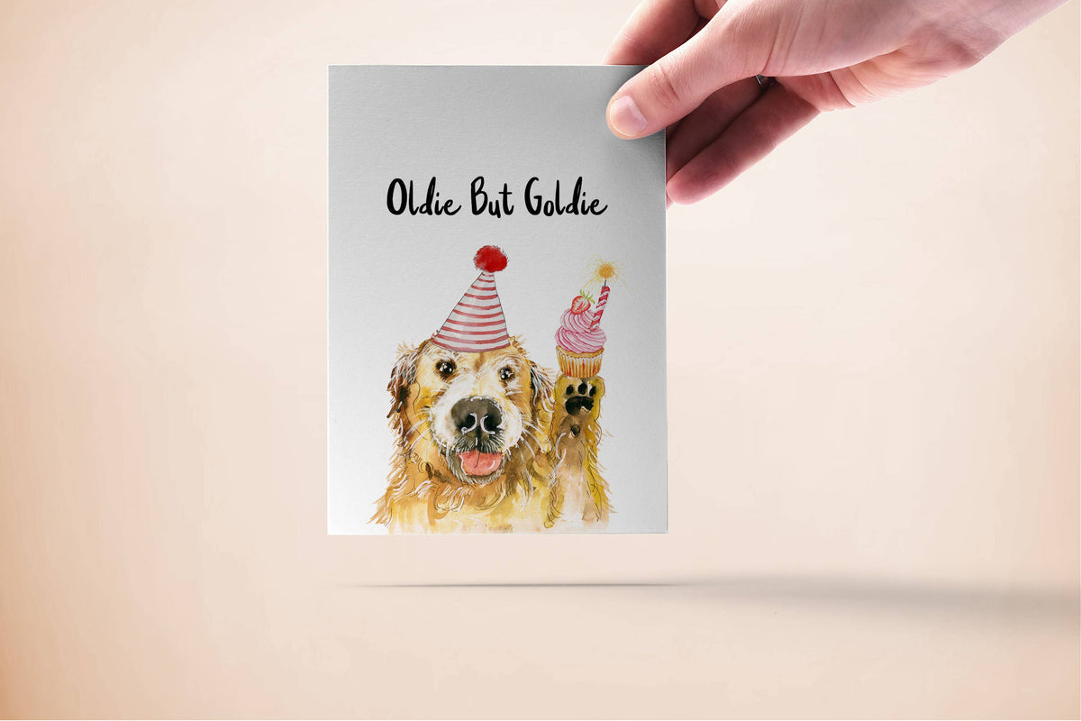 Oldie But Goldie Dog - Funny Birthday Card