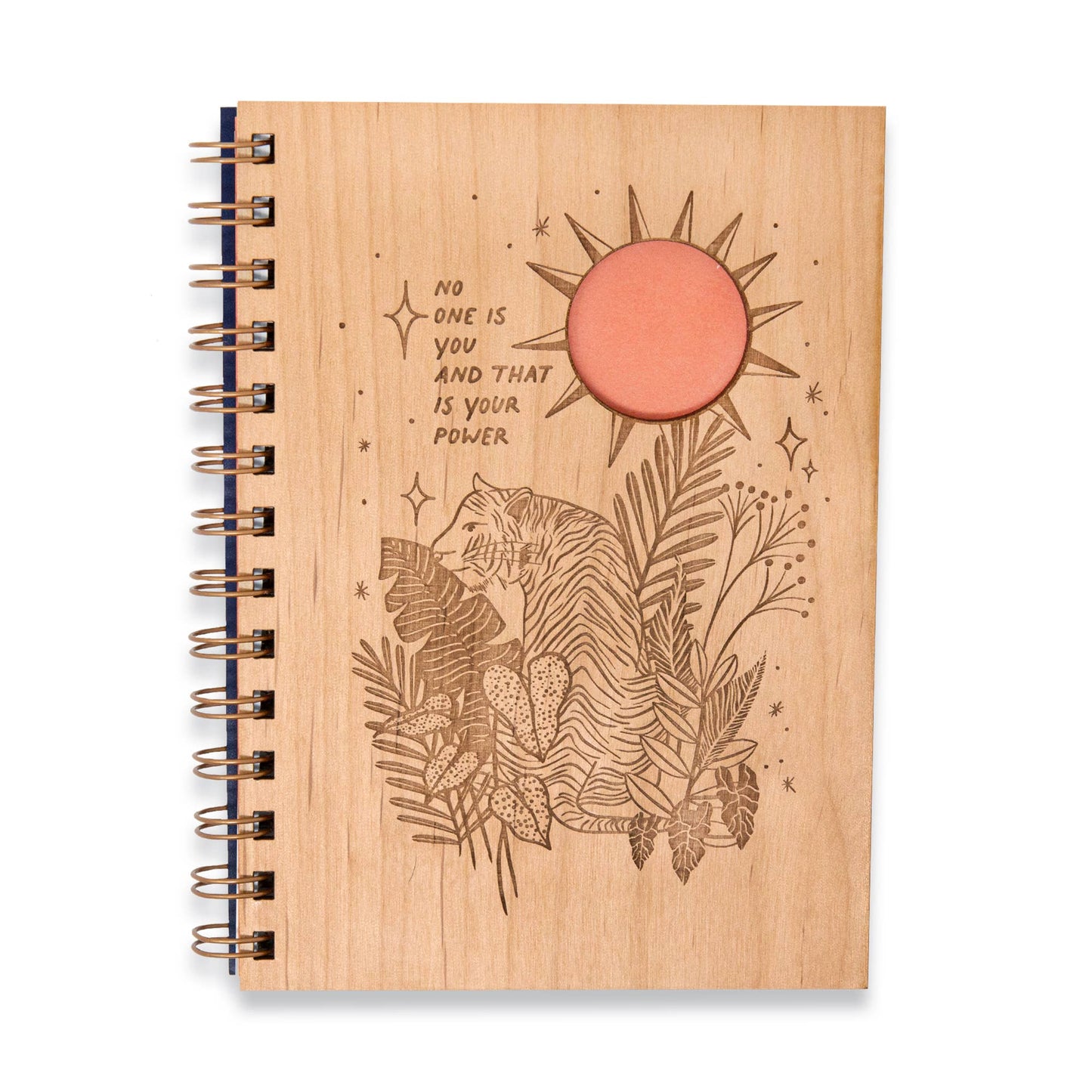 No One is You Wood Journal