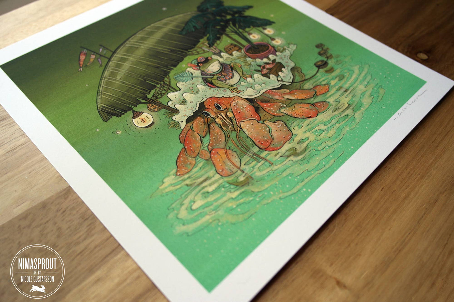 Frog Merchant - Fine Art Print