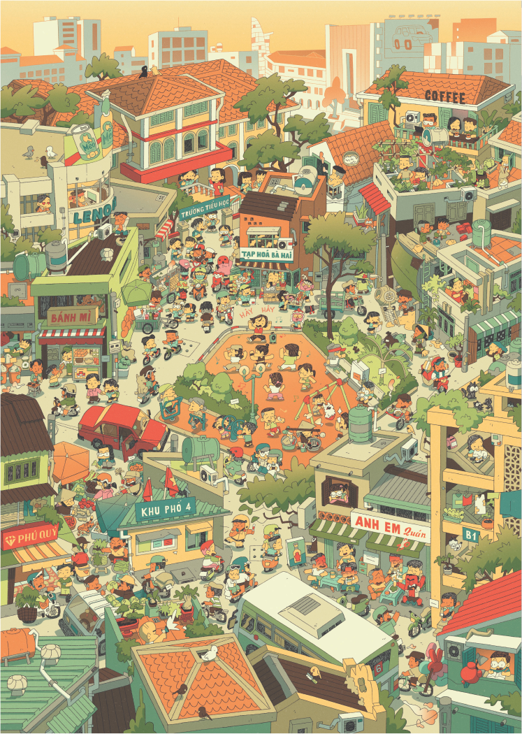 Life In Ho Chi Minh | 504 pcs