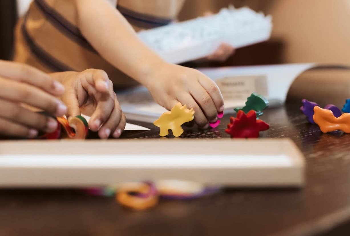 Dinosaur Crayon Set - Handmade Non-Toxic Kids Gift