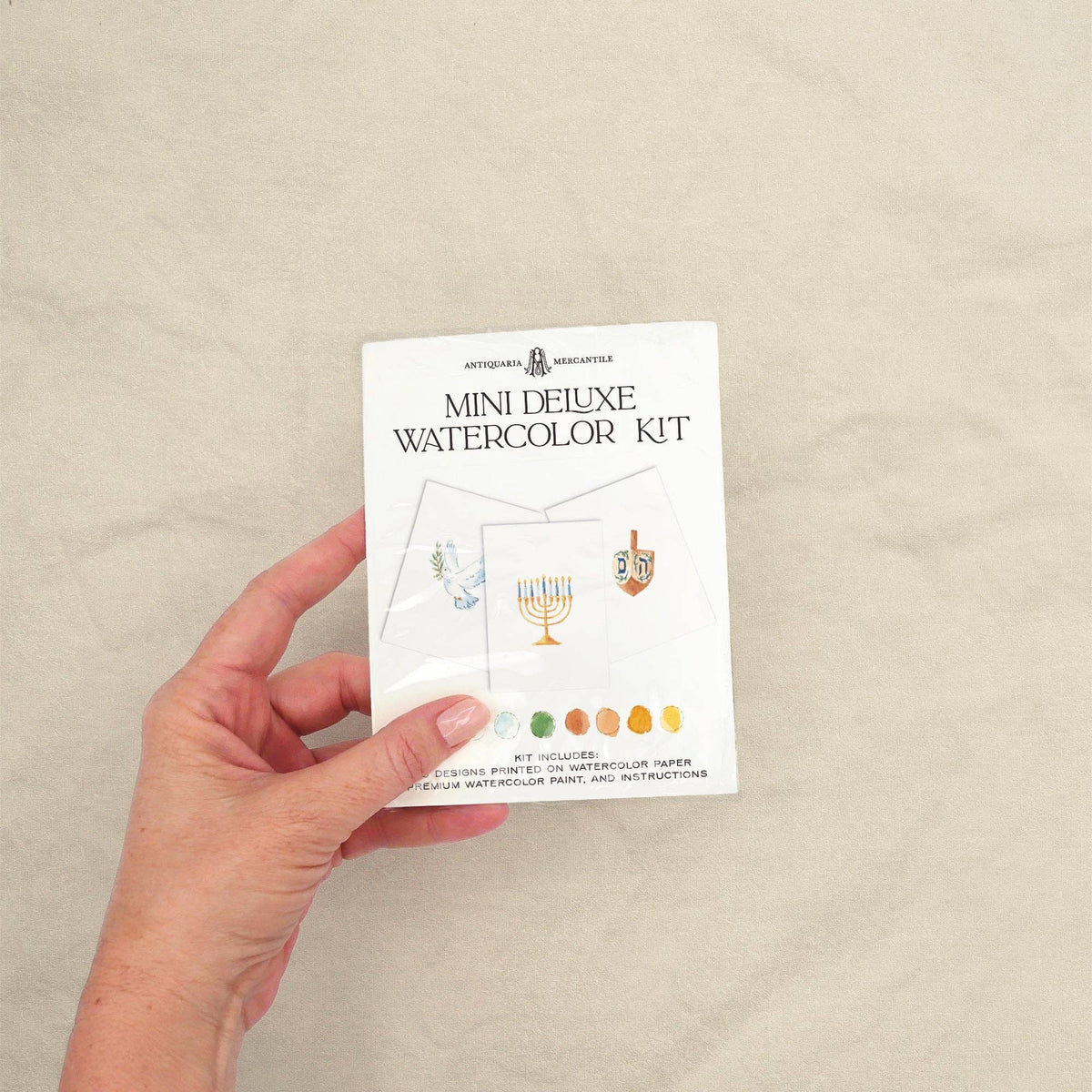 Mini Watercolor Kit: Hanukkah