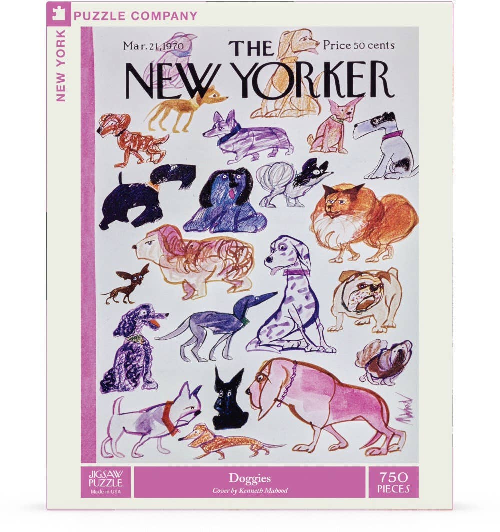 Doggies - 750 Piece Jigsaw Puzzle
