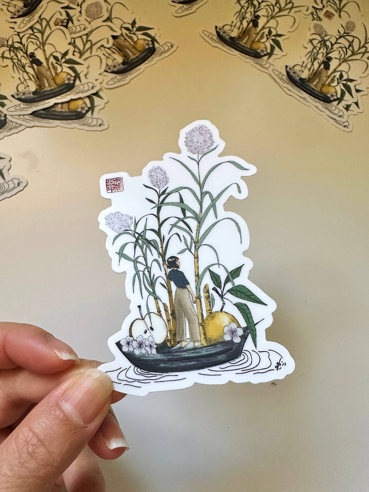 Boat People Sticker | Vietnamese Refugee Sticker | 4"