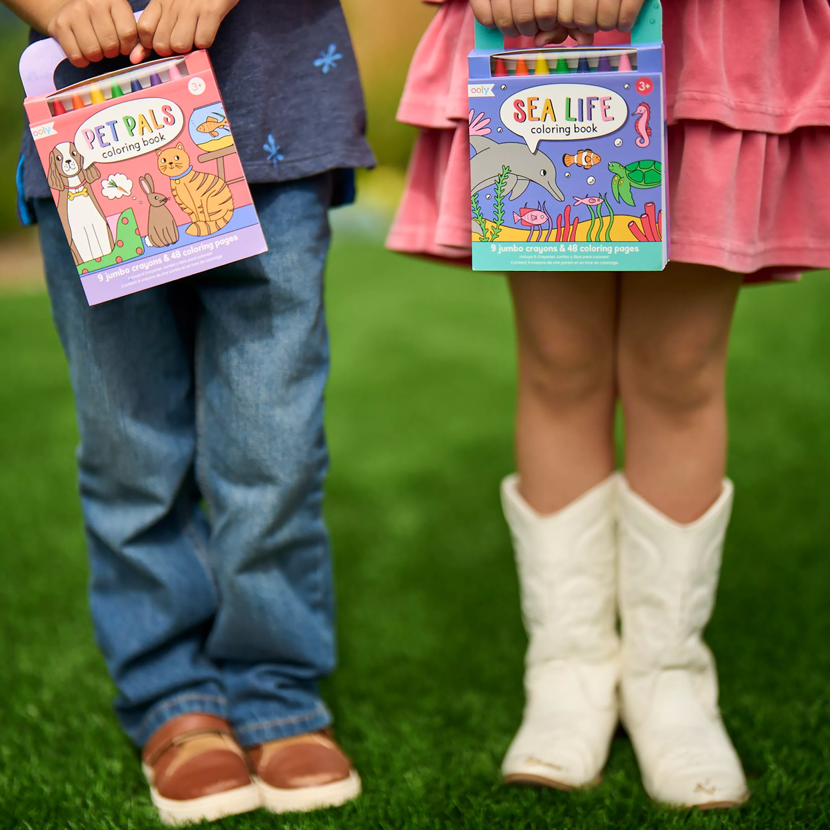 Carry-Along Coloring Book Set - Pet Pals
