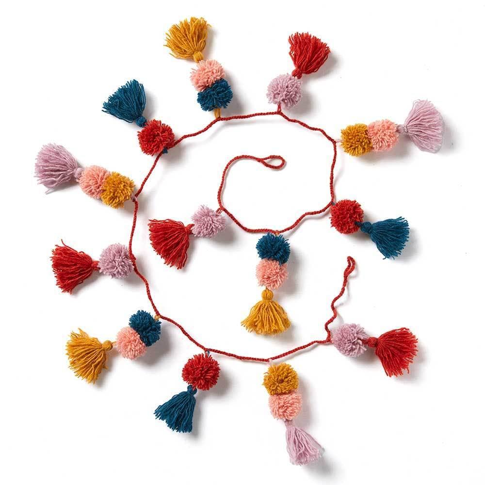 Festive Pom Pom Garland