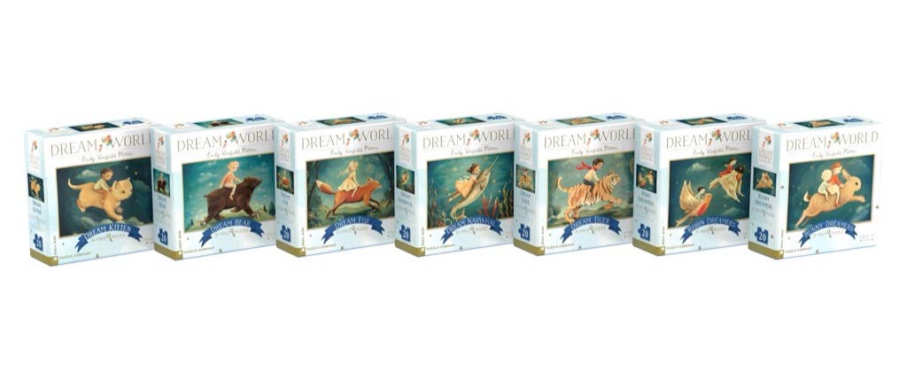 Dream World Mini Puzzle Collector's Set - Set of 7 Mini Puzzle