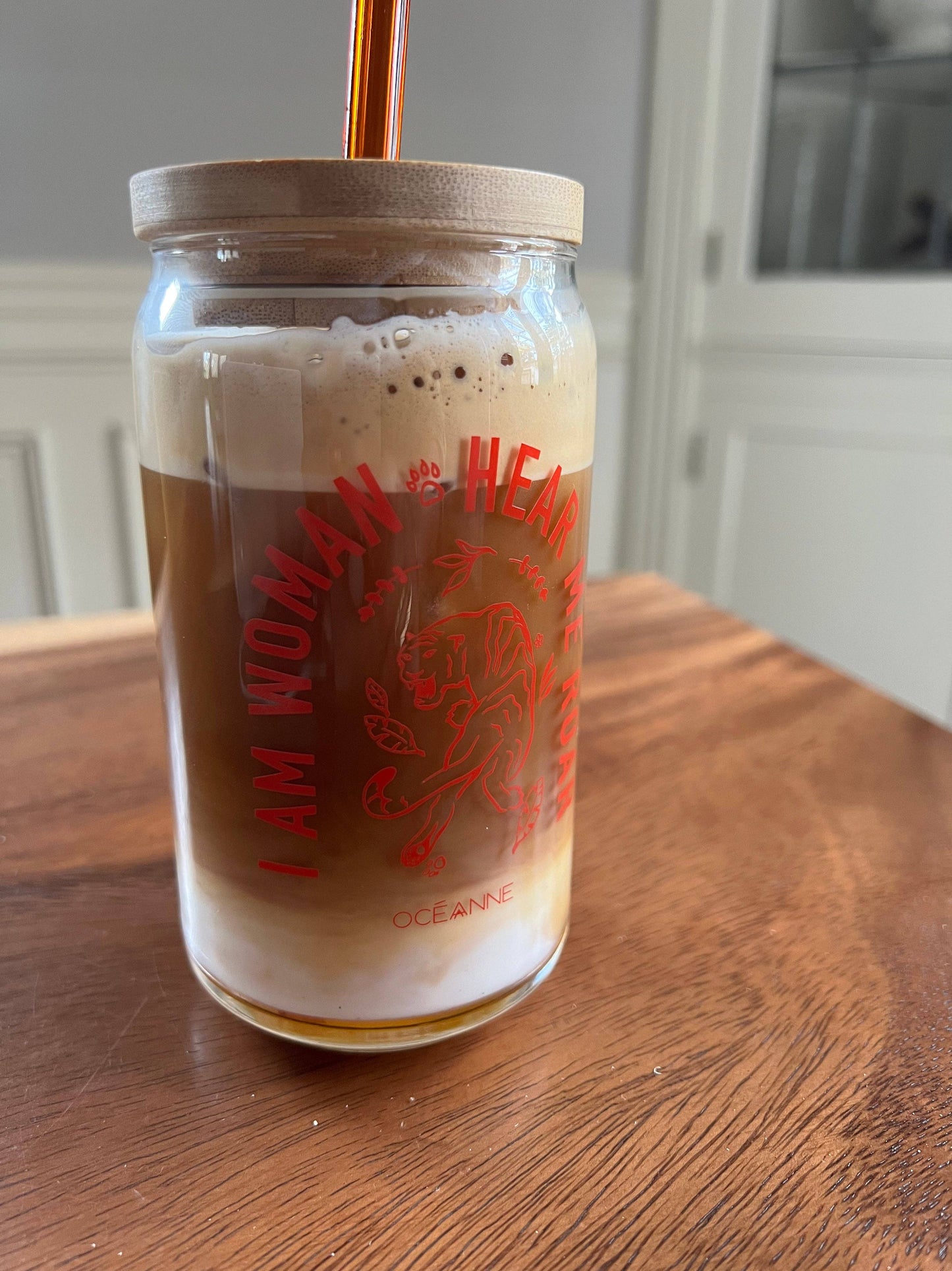 Hear Me Roar Glass Tumbler