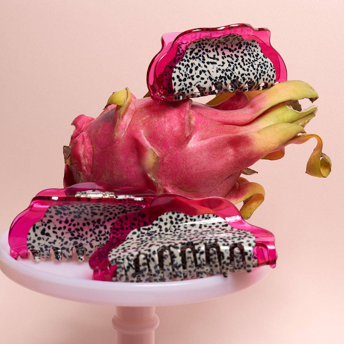 Dragon Fruit Claw - Acetate Fruit Hair Clip Accessory
