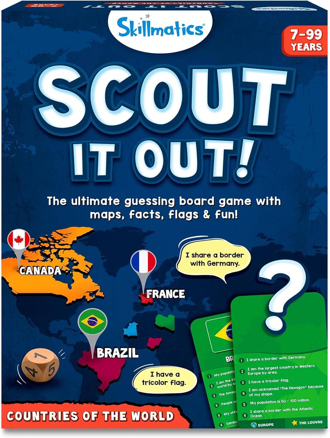 Skillmatics - Scout It Out Countries of The World Board Game