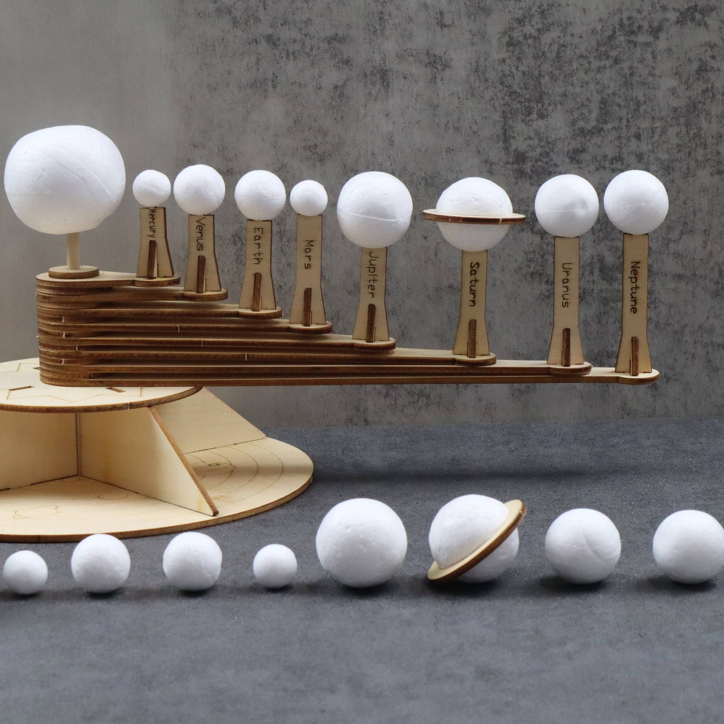 Solar System Model DIY Kit, Educational STEM Toy for Kids