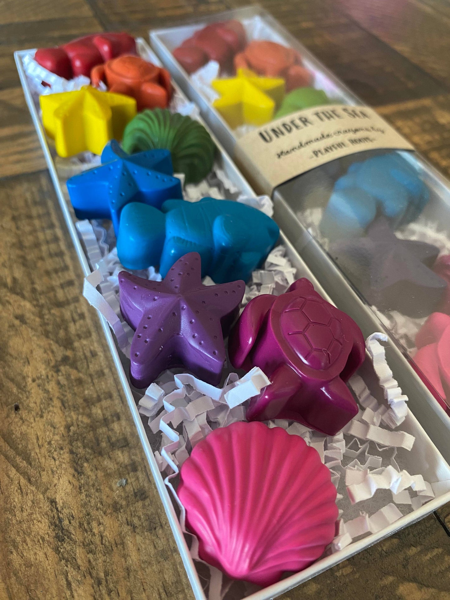 Under the Sea Crayon Set - Handmade Non-Toxic Kids Gift