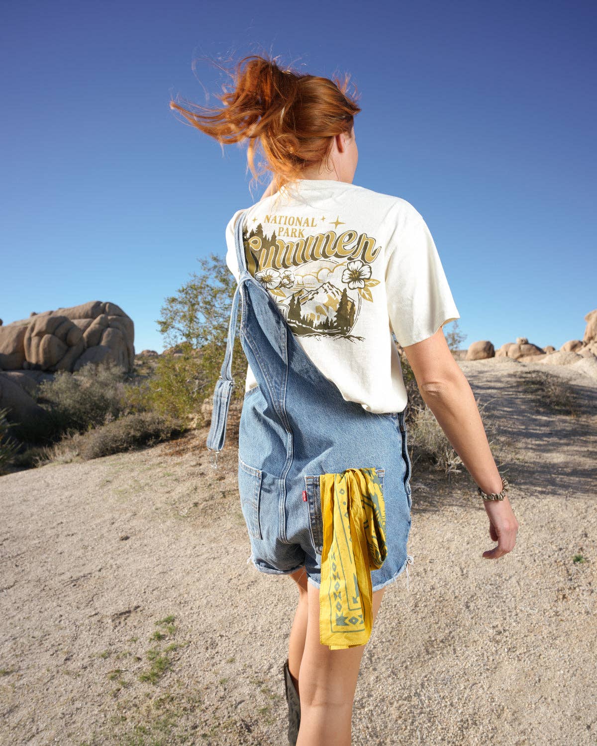 National Park Summer Women's Short Sleeve Boxy Tee