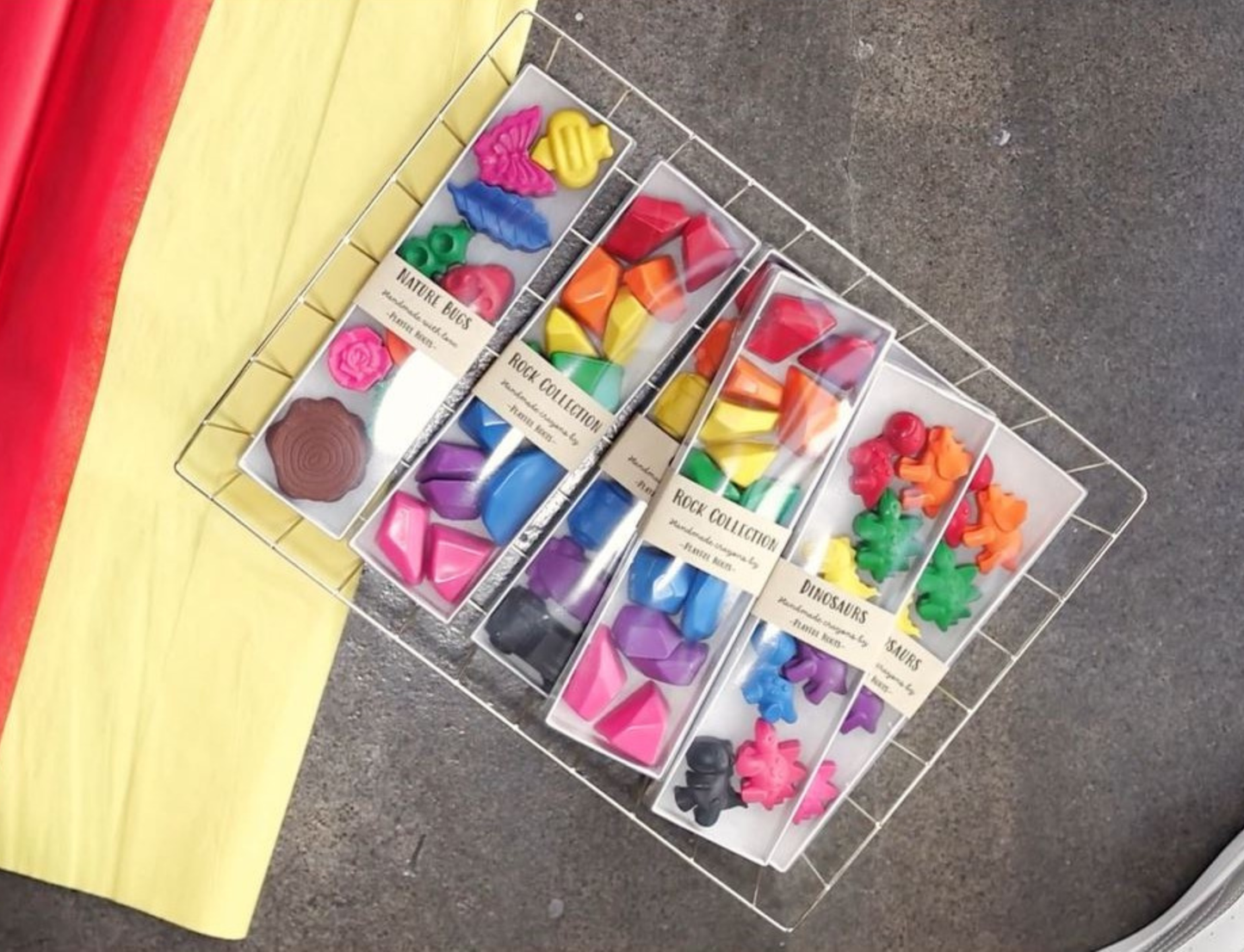 Dinosaur Crayon Set - Handmade Non-Toxic Kids Gift