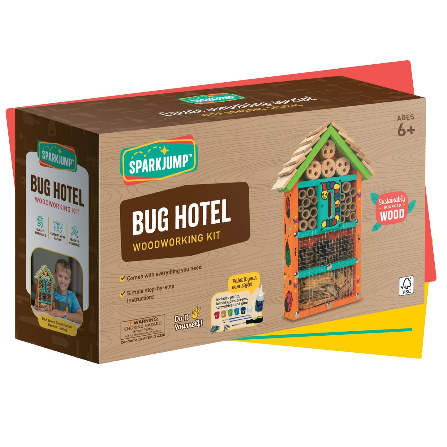 Bug Hotel Butterfly House Woodworking Kit