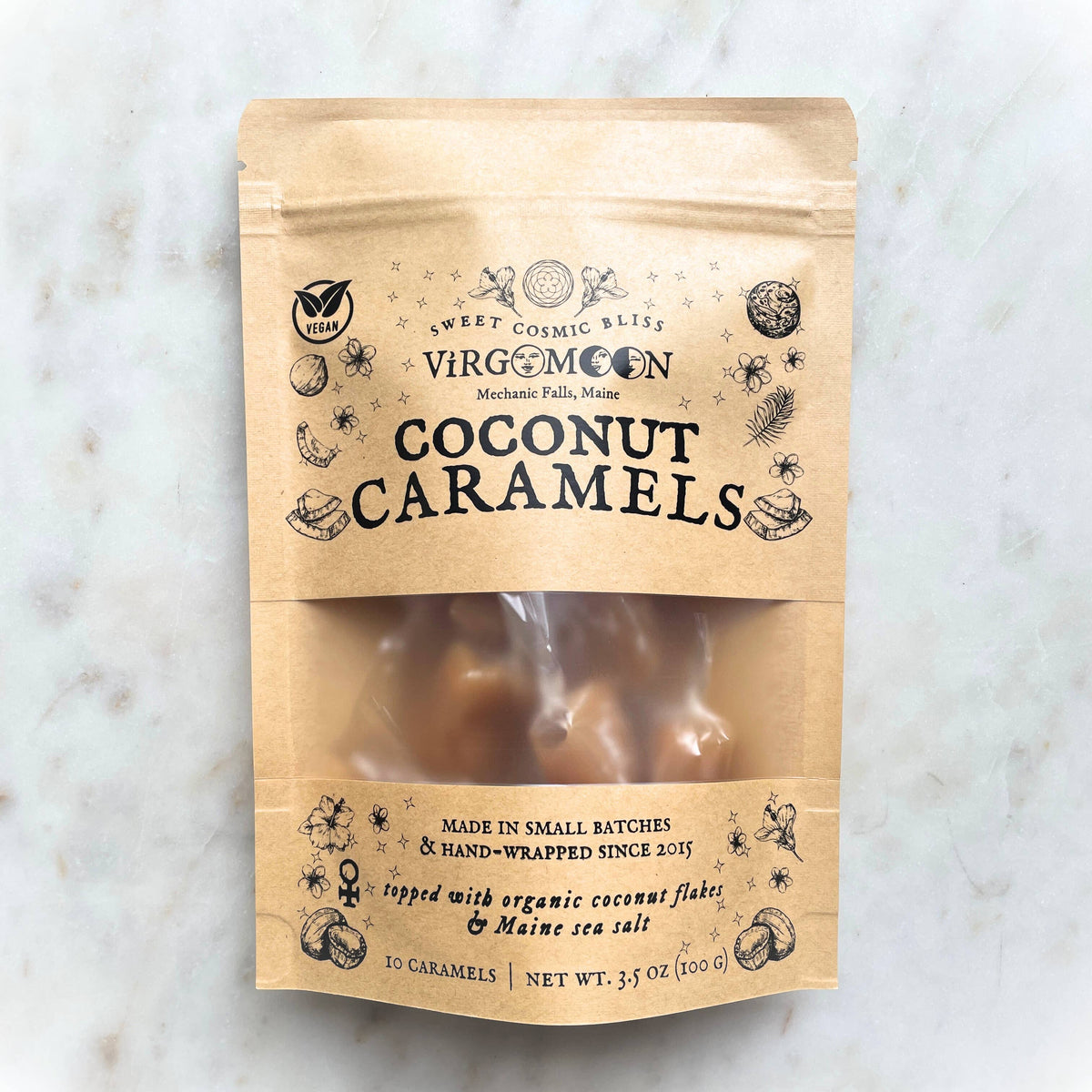 Vegan Coconut Caramels - 100% Organic Ingredients