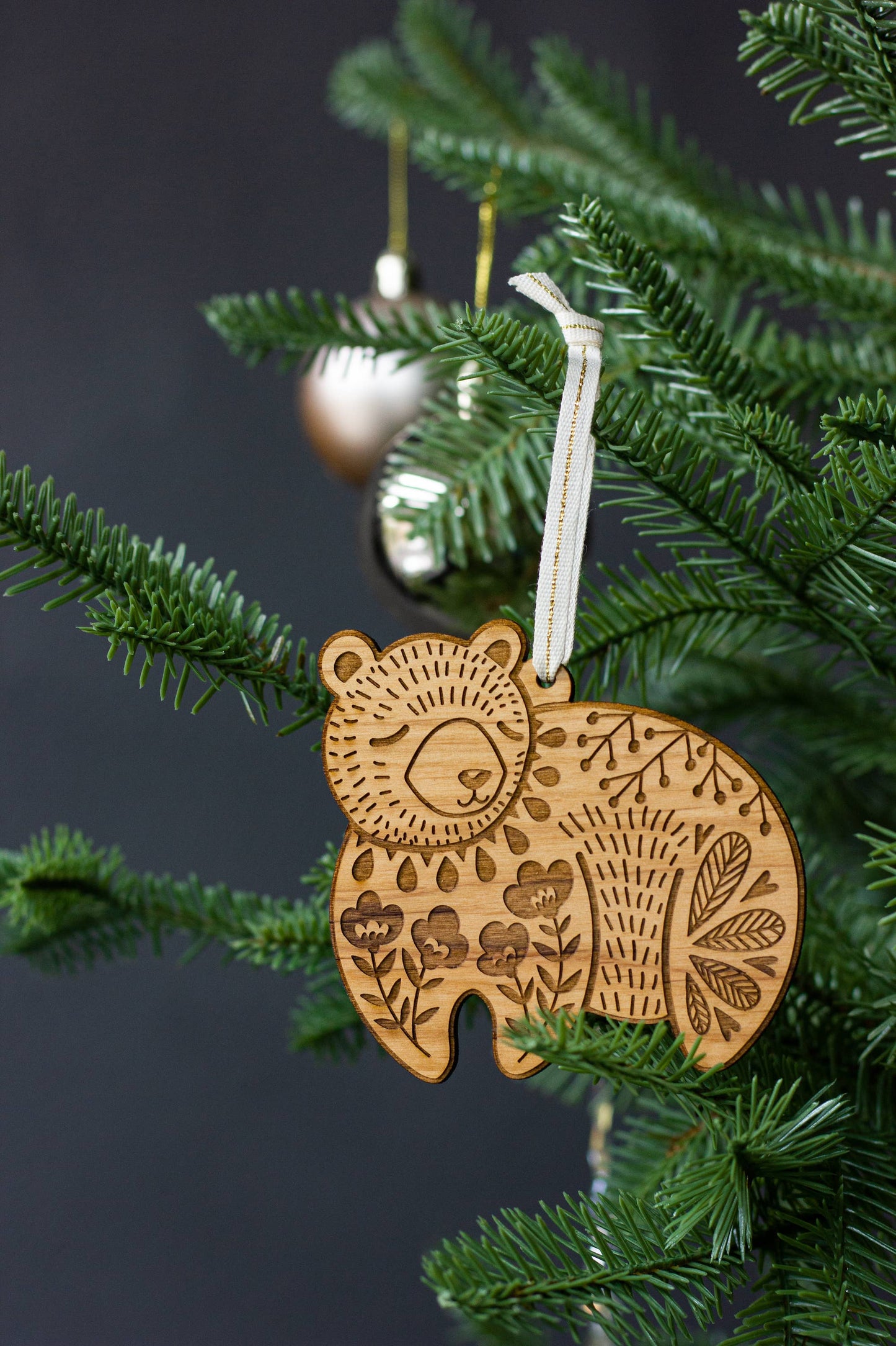 Bear Wood Ornament
