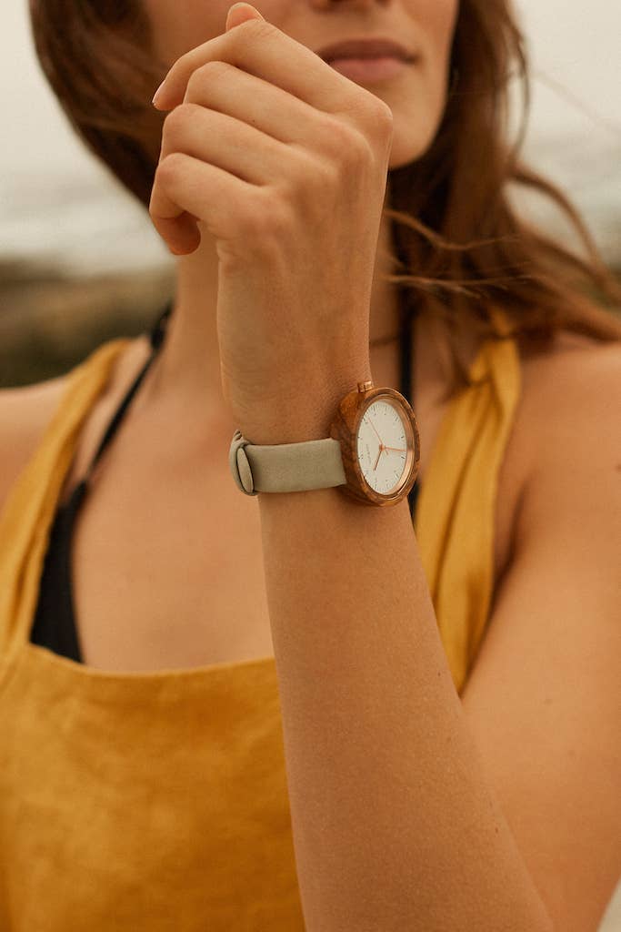 VITA | Wood watch for women | Vegan | Sustainable | Rosegold
