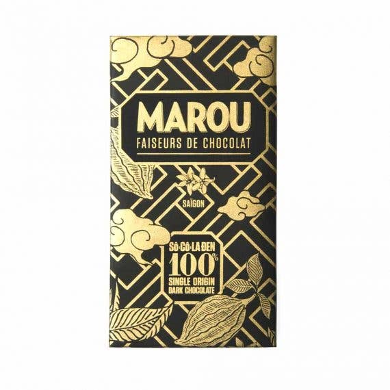 Marou 100% Dark Chocolate, 60g