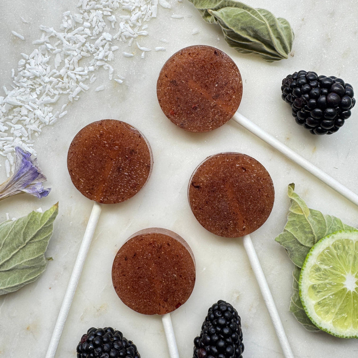 Plants & Planets Lollipops - Blackberry Moon
