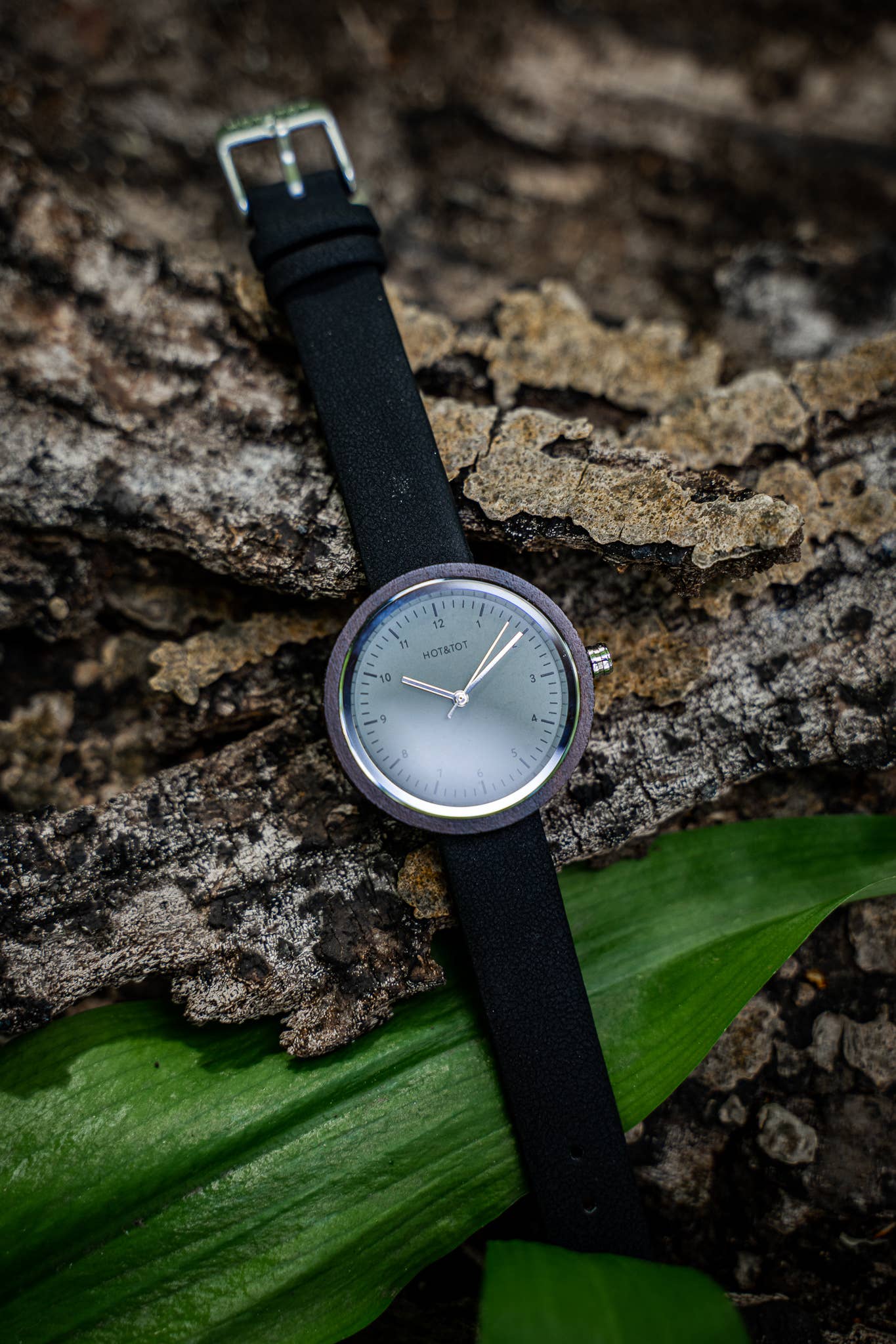 SOFIA | Wood watch for women | Vegan | Sustainable | Silver