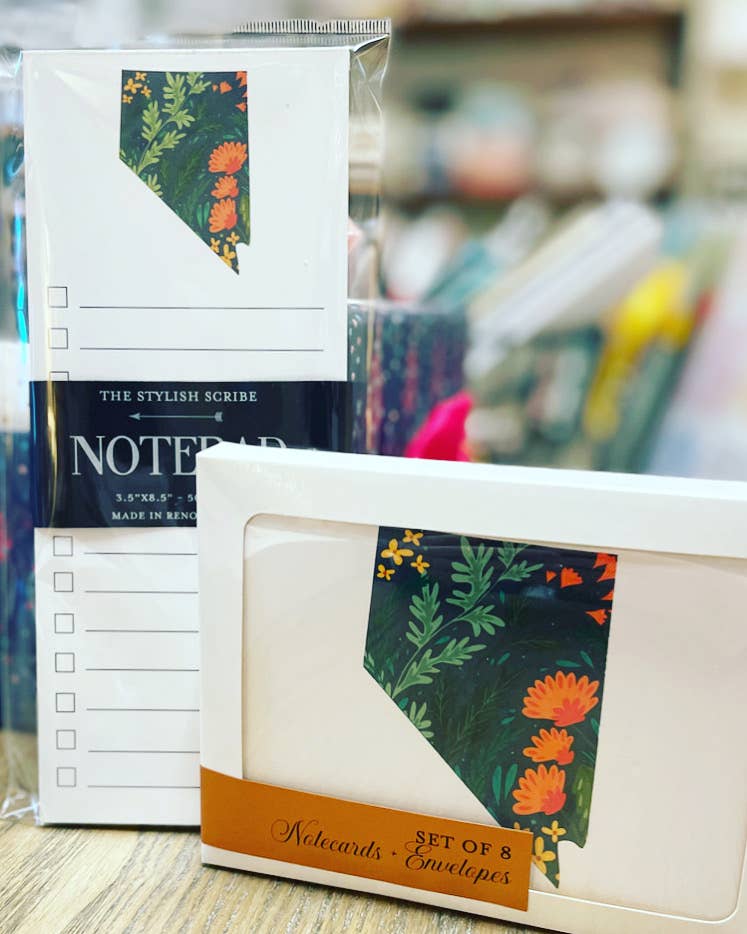Nevada Sagebrush Folded Notecards - Box Set