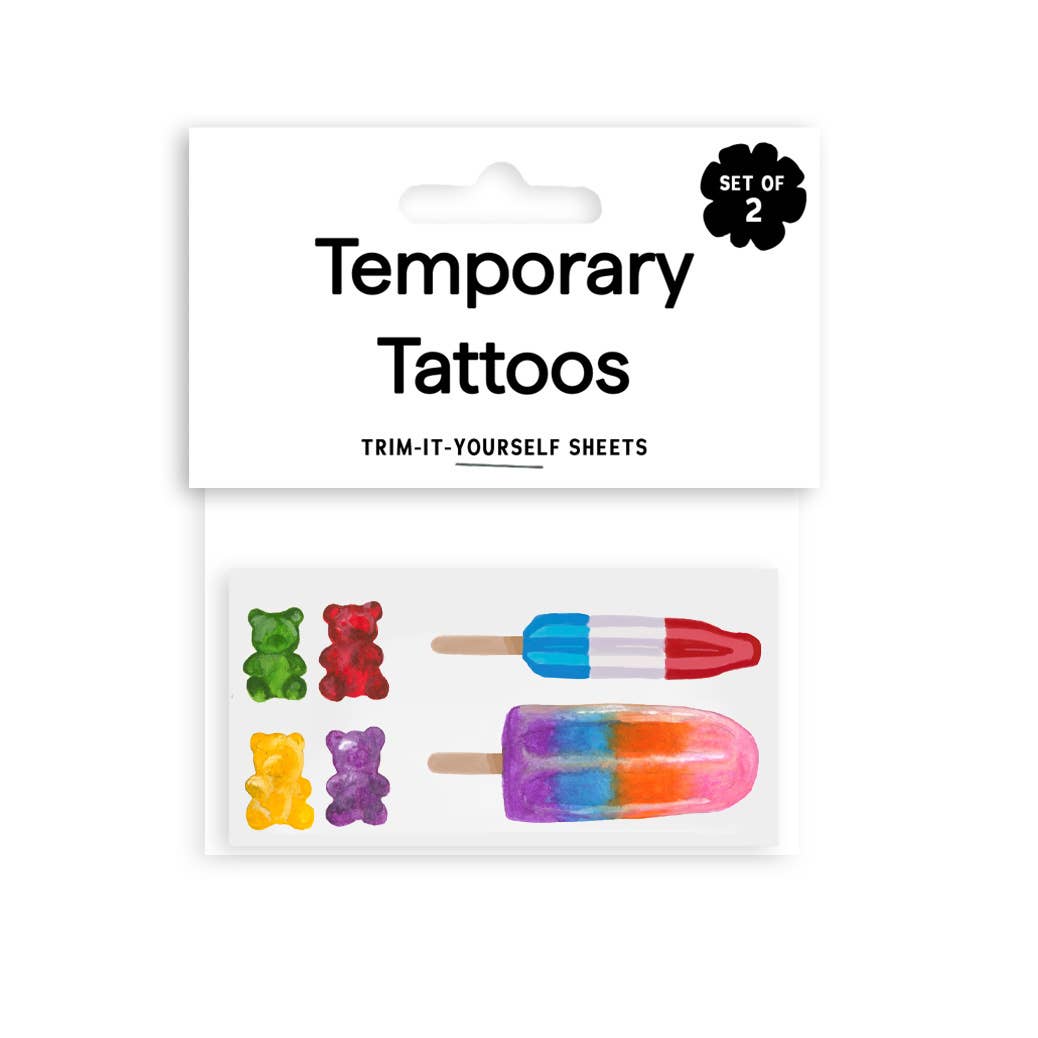 Sugar Rush Temporary Tattoos