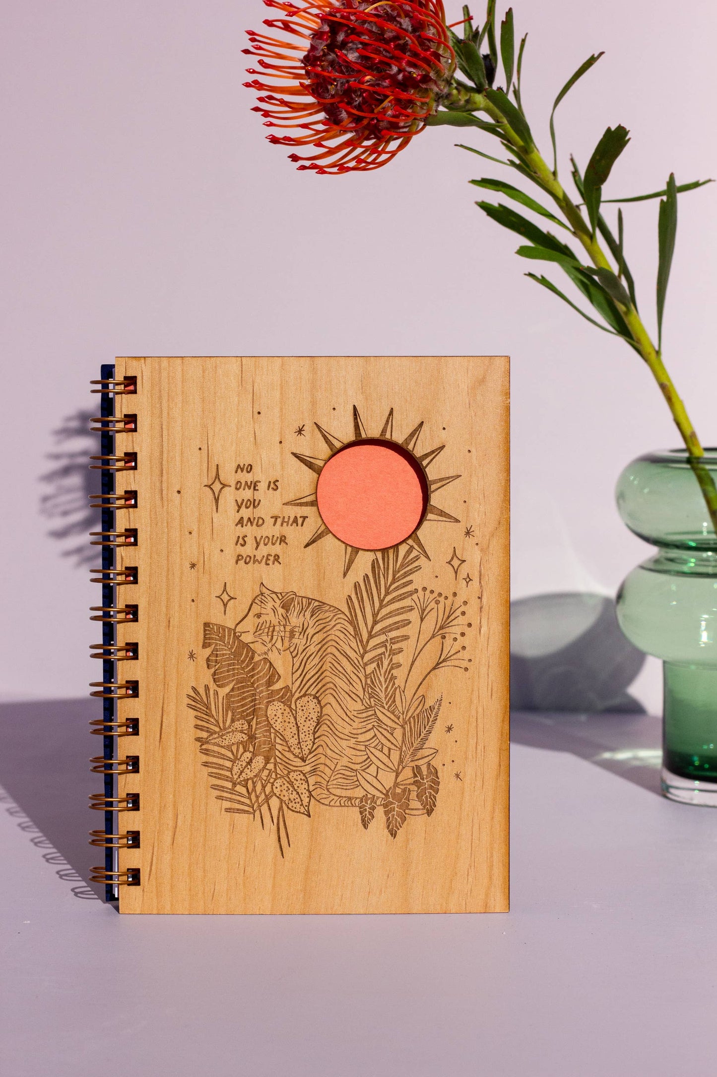 No One is You Wood Journal