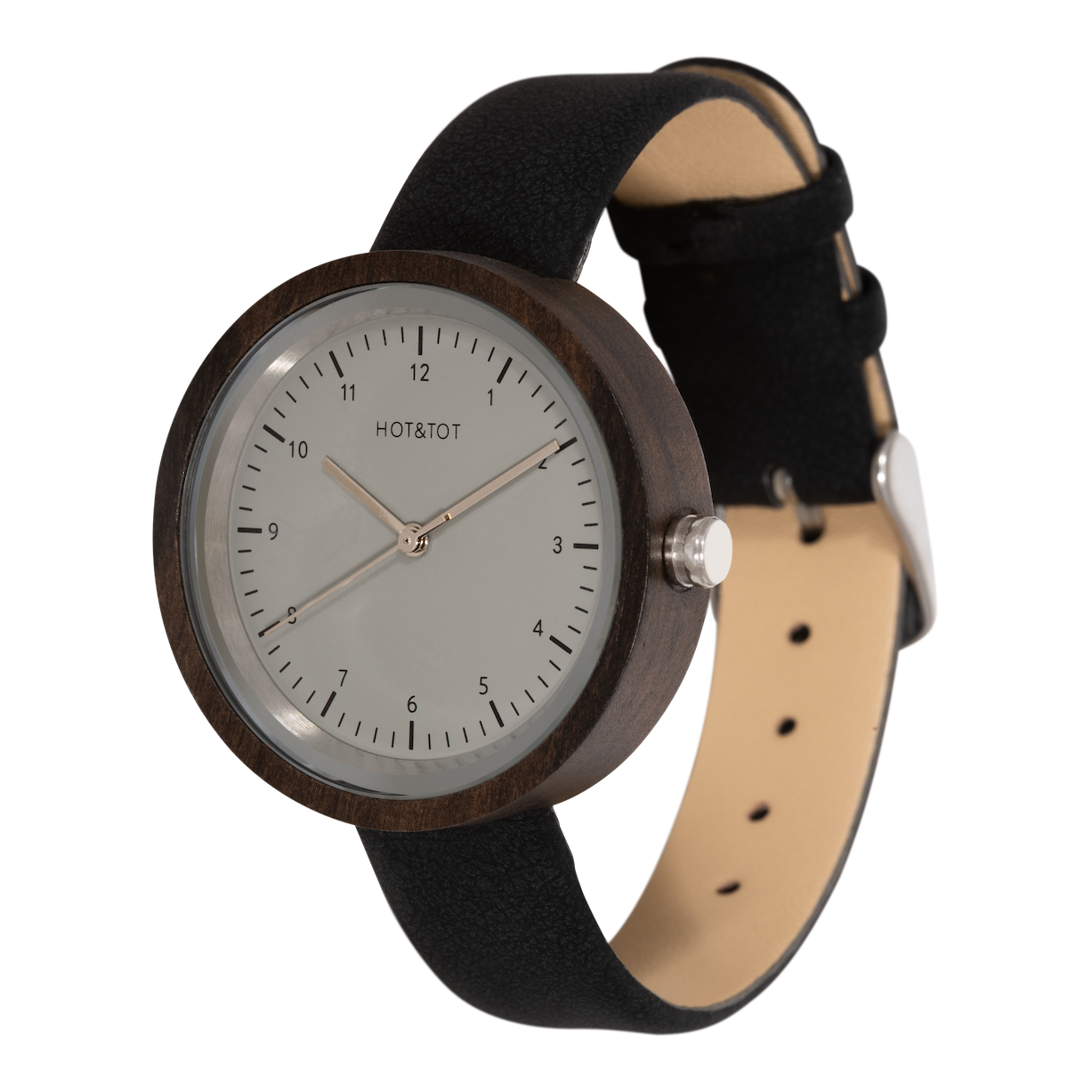 SOFIA | Wood watch for women | Vegan | Sustainable | Silver