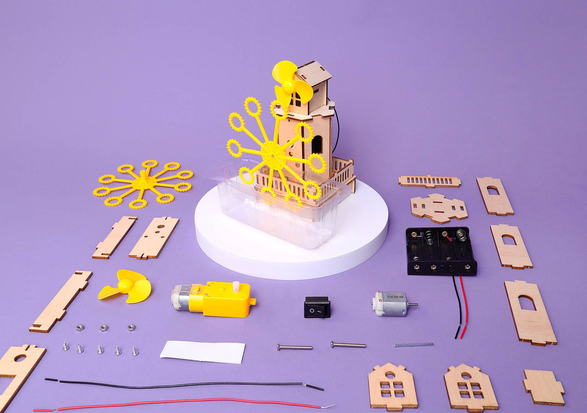 DIY Bubble Machine Kit – Educational STEM Toy for Kids
