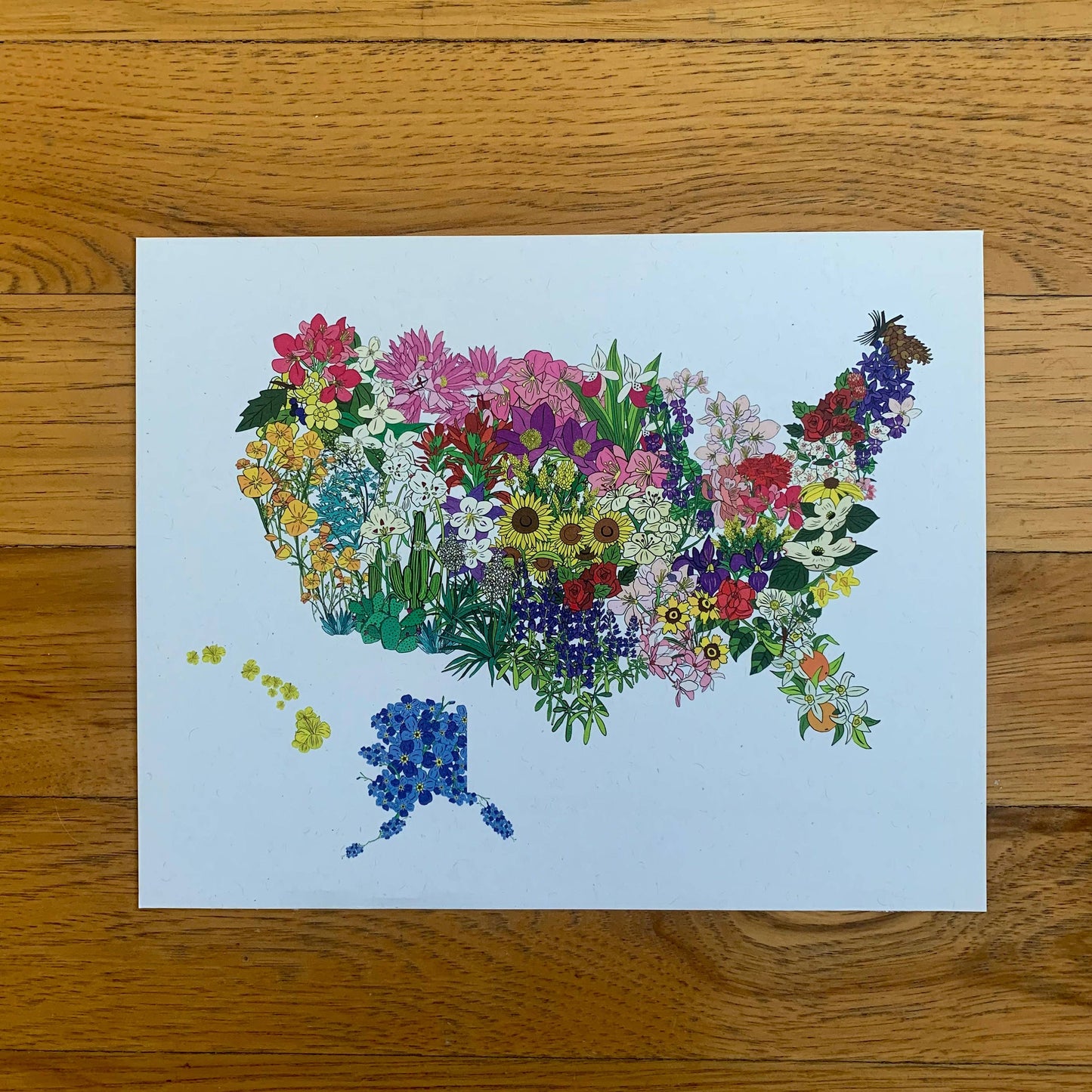 State Flower Map